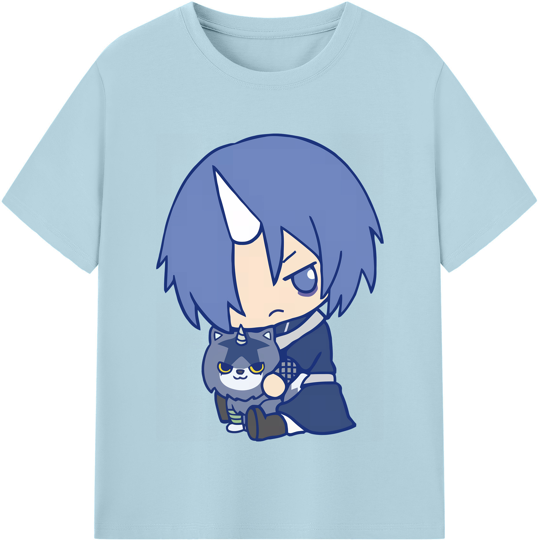（画像用） 転スラ Regarding Reincarnated to Slime 綿100％半袖Tシャツ（フロントプリント）